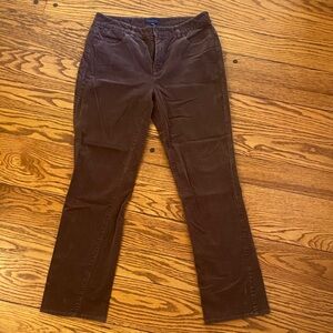 Talbots Chocolate Corduroy Pants